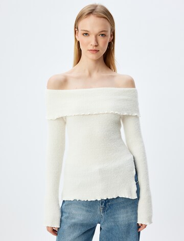 Koton Trui in Beige: voorkant