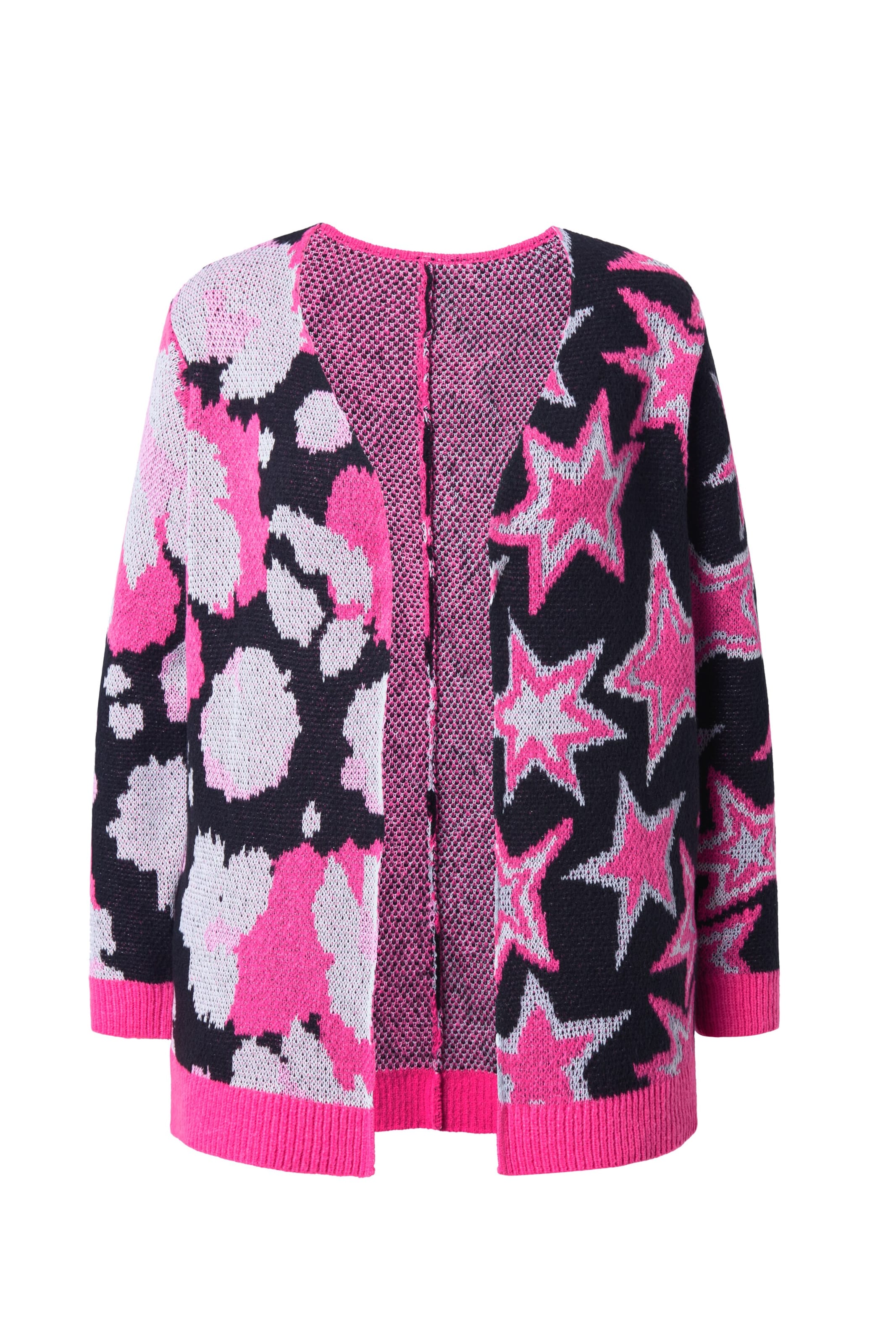 Angel of Style Gebreid vest in Roze: voorkant