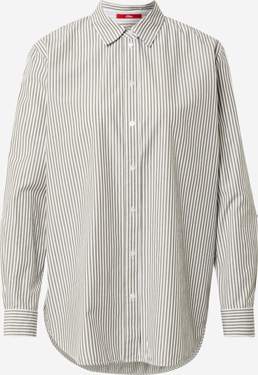s.Oliver Blouse in de kleur Kaki / Wit, Productweergave