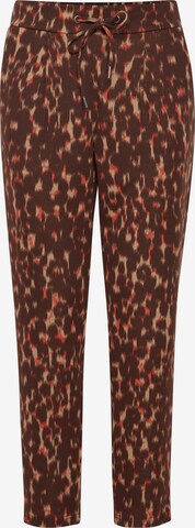 b.young Regular Pleat-Front Pants 'Rizetta' in Brown: front