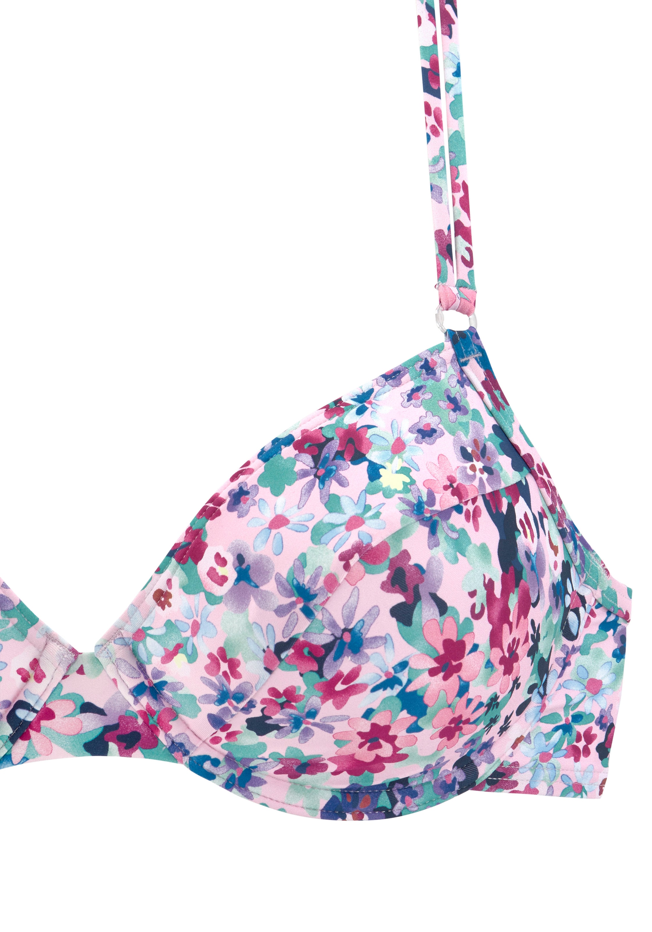 s.Oliver T-shirt Bikini top in Purple