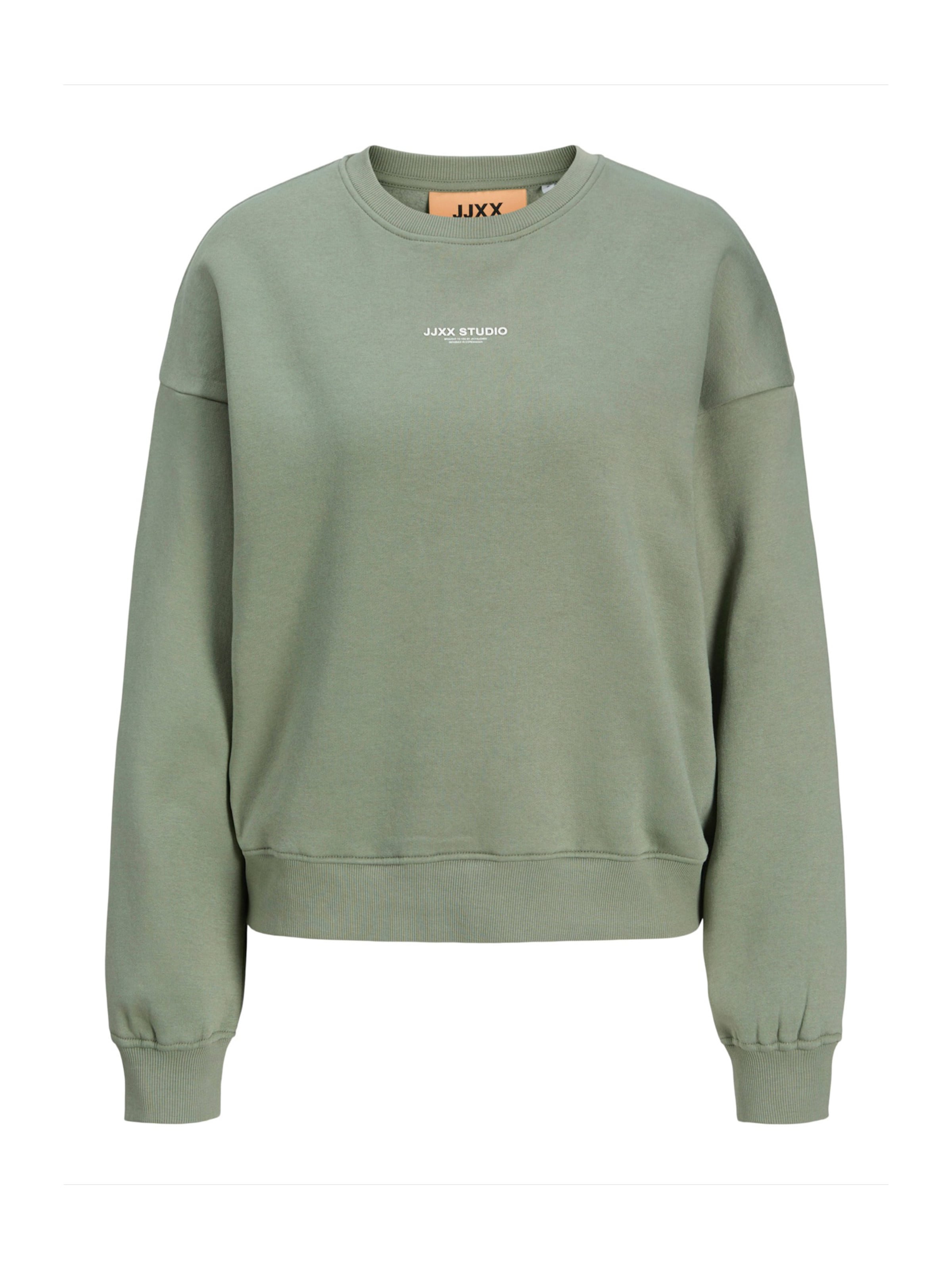 JJXX Μπλούζα φούτερ 'JXSTUDIO VESTERBRO' σε πράσινο: μπροστά