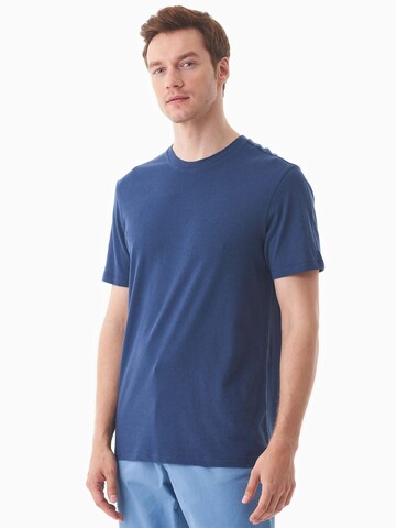 Organication T-Shirt in Blau: Vorderseite