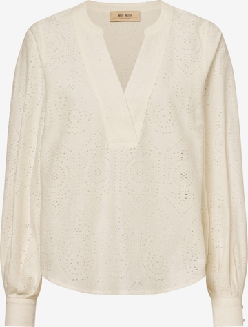 MOS MOSH Bluse ' MMYen Sina Lace ' in Weiß: Vorderseite