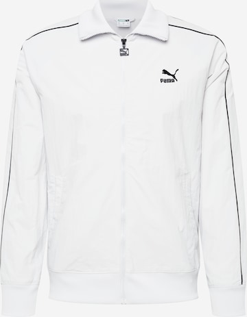 PUMA Training Jacket in White: front