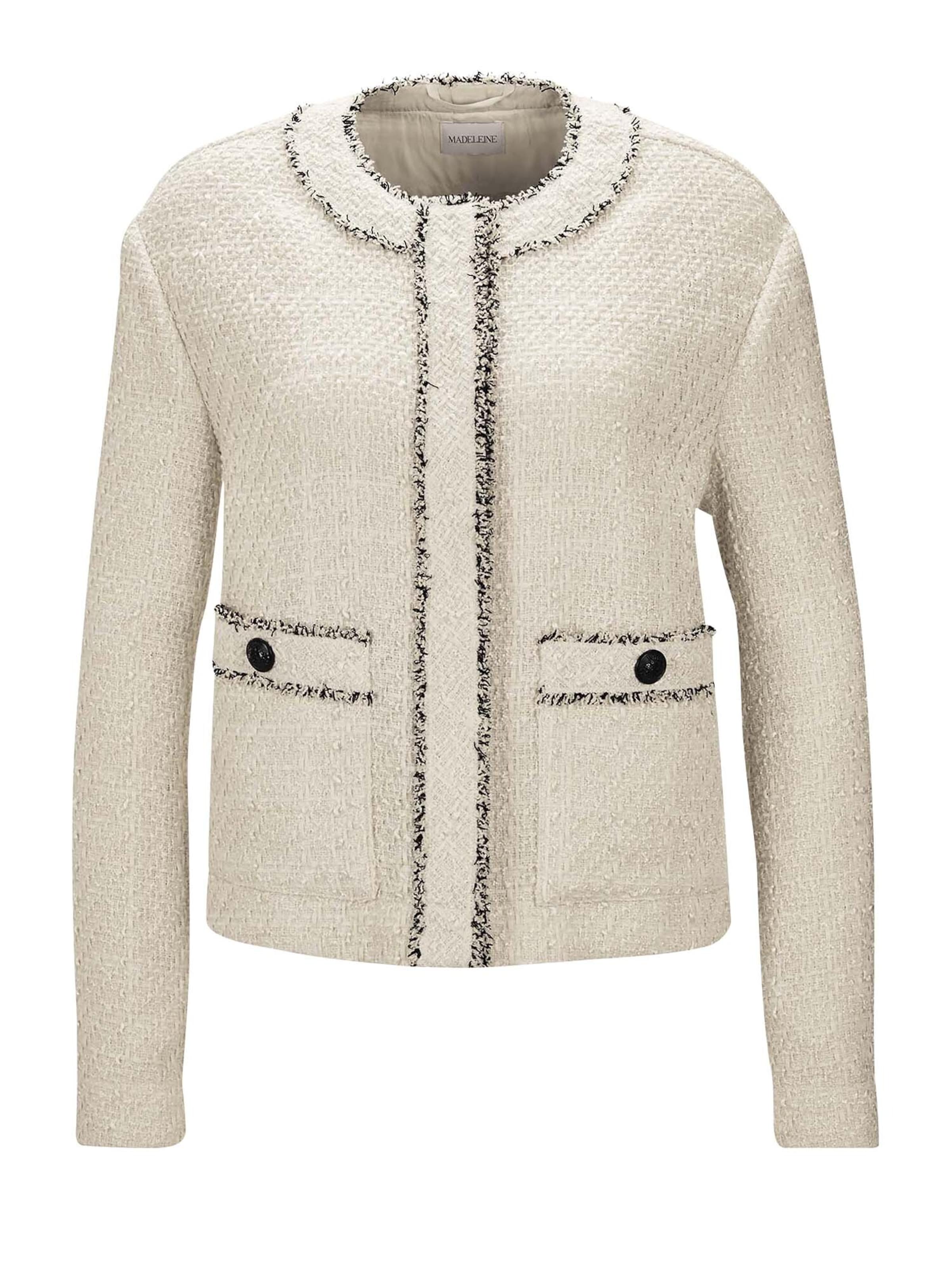 MADELEINE Blazer in Weiß: Vorderseite