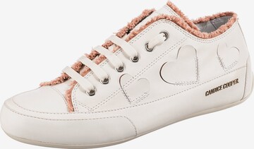 Candice Cooper Sneakers 'Rock Heart' in White: front