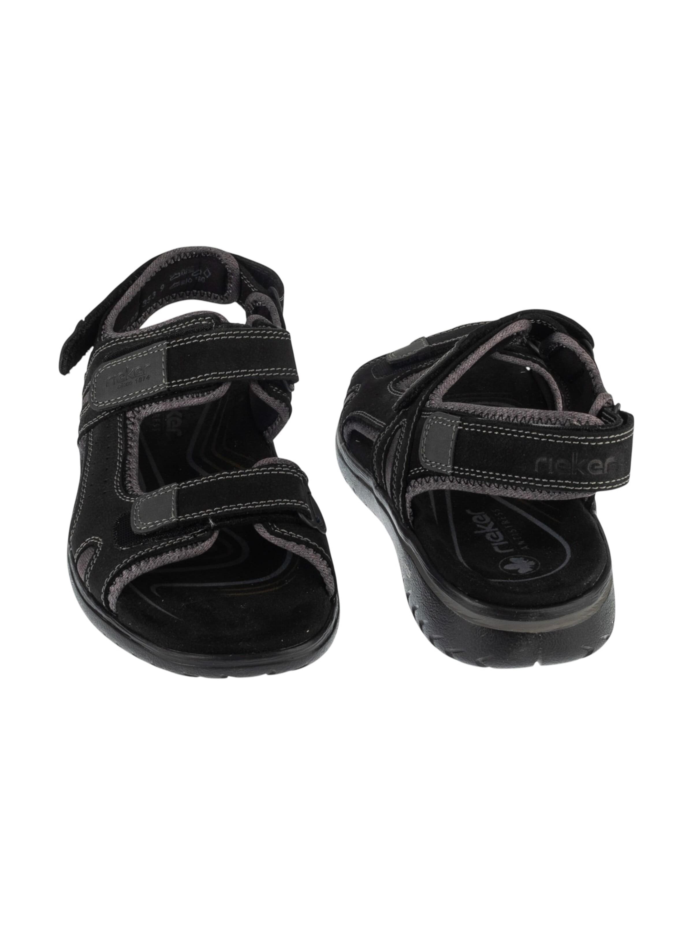 Rieker Hiking Sandals in Black