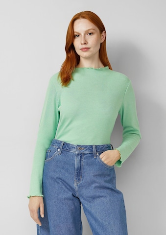 s.Oliver Μπλουζάκι σε πράσινο: μπροστά