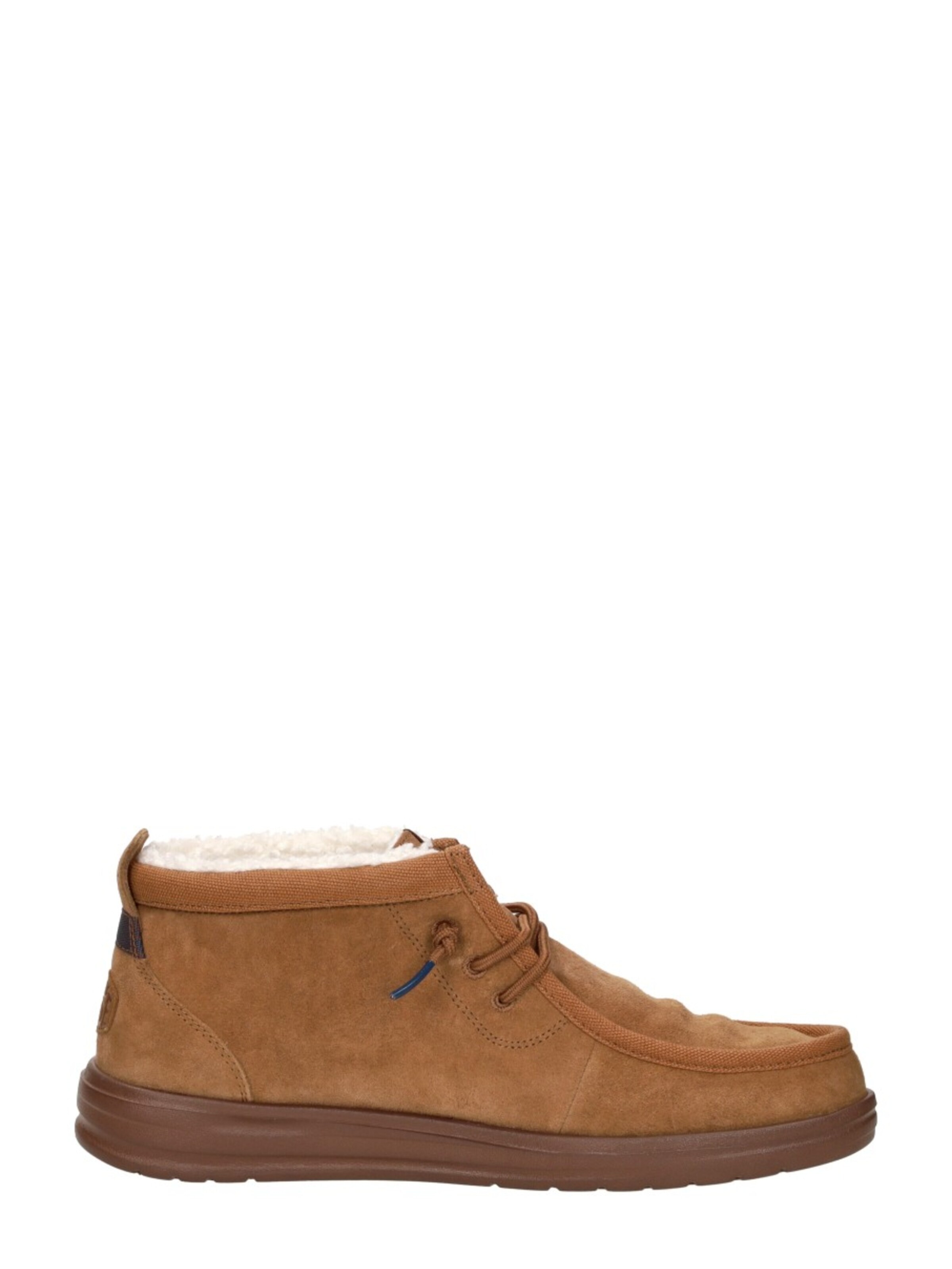 HEY DUDE Lace-up boot 'Wally Mid' in Brown