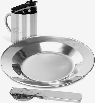 normani Tableware Set in Silver: front