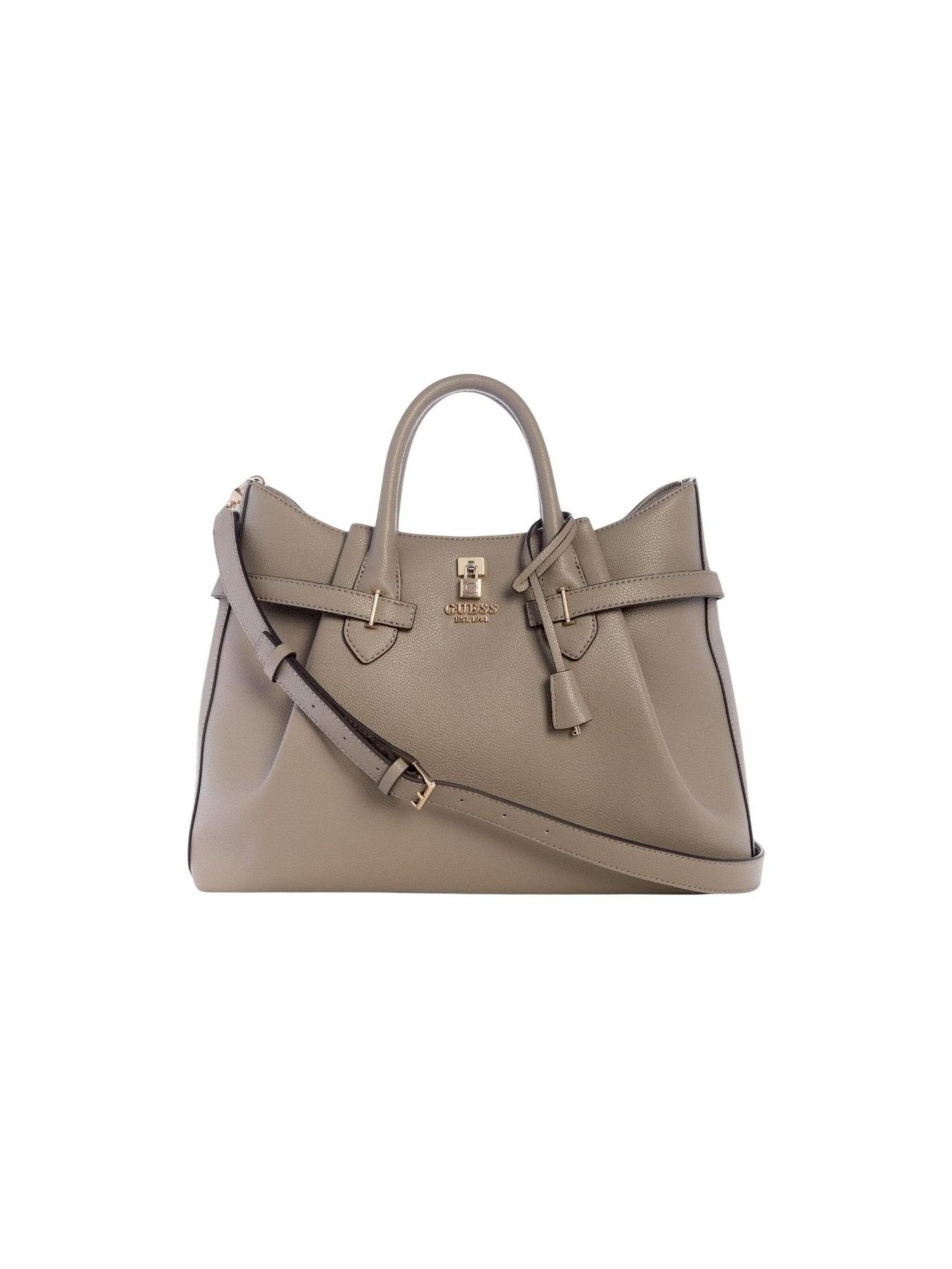 GUESS Schultertasche 'YESBA'‌ in Braun: Vorderseite