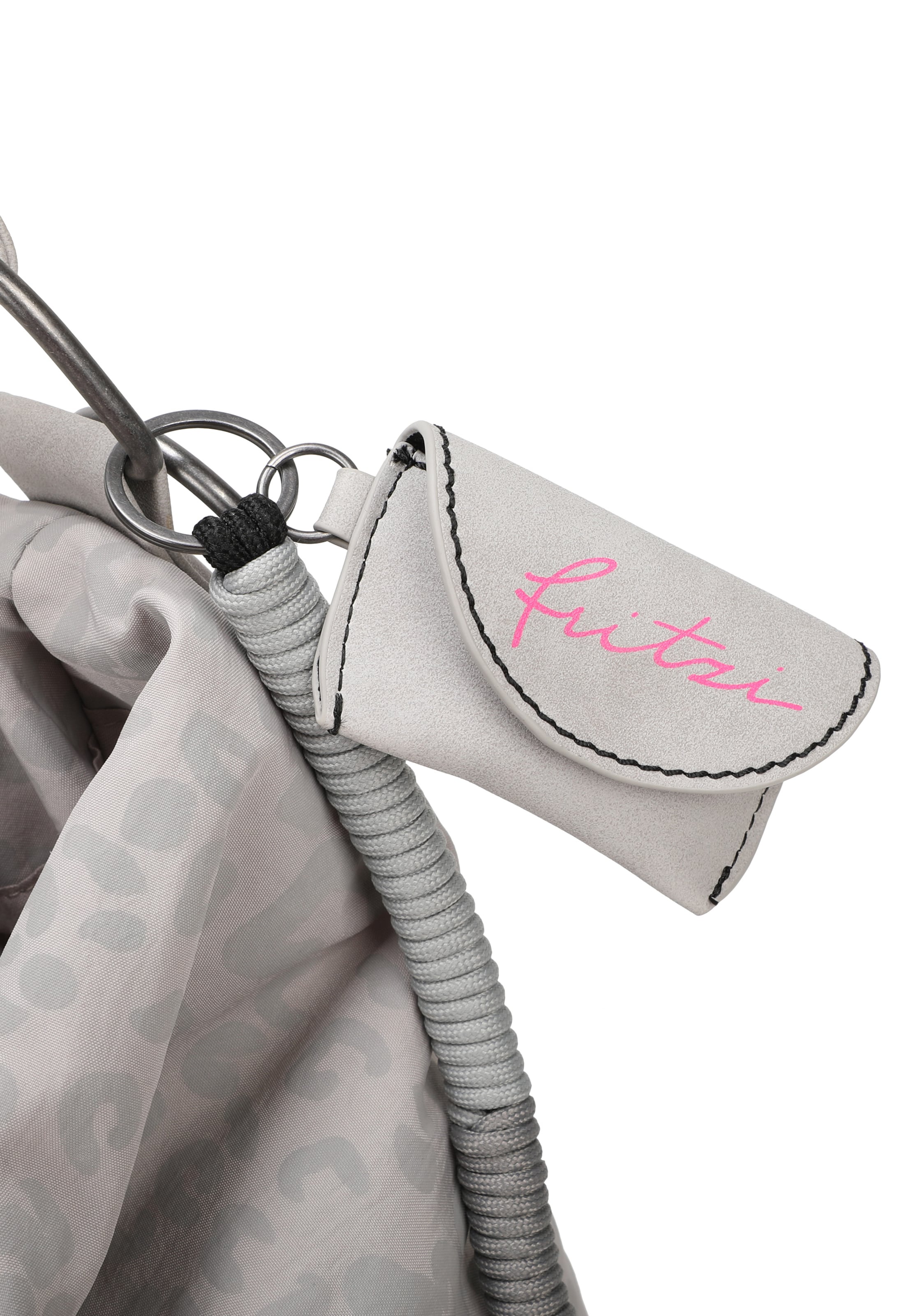 Fritzi aus Preußen Shoulder bag 'Olga Limited Leo Rainbow' in Beige