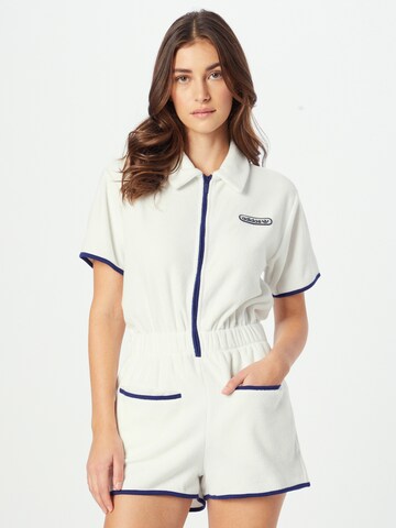 ADIDAS ORIGINALS Jumpsuit '-Terry Romper' in Wit: voorkant