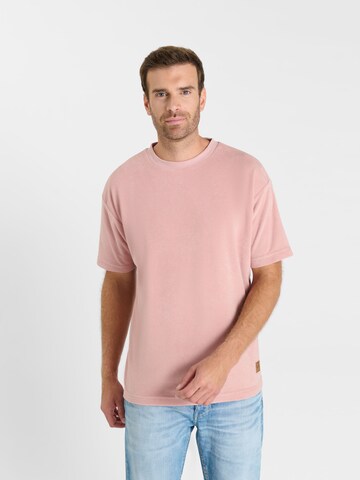 Le Temps Des Cerises Shirt 'ELIX' in Roze: voorkant