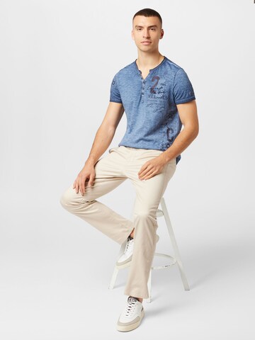 CAMP DAVID Shirt 'Cinque Terre' in Blauw