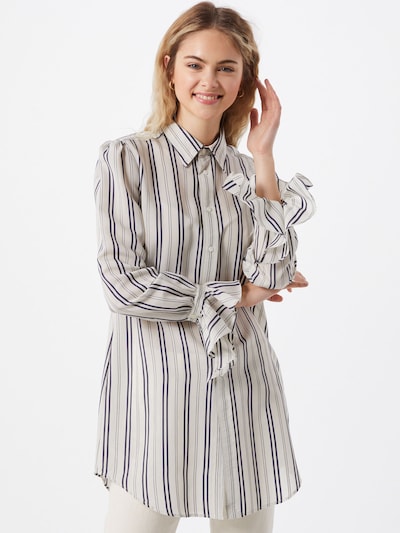 POLO RALPH LAUREN Bluse in navy / weiß, Modelansicht