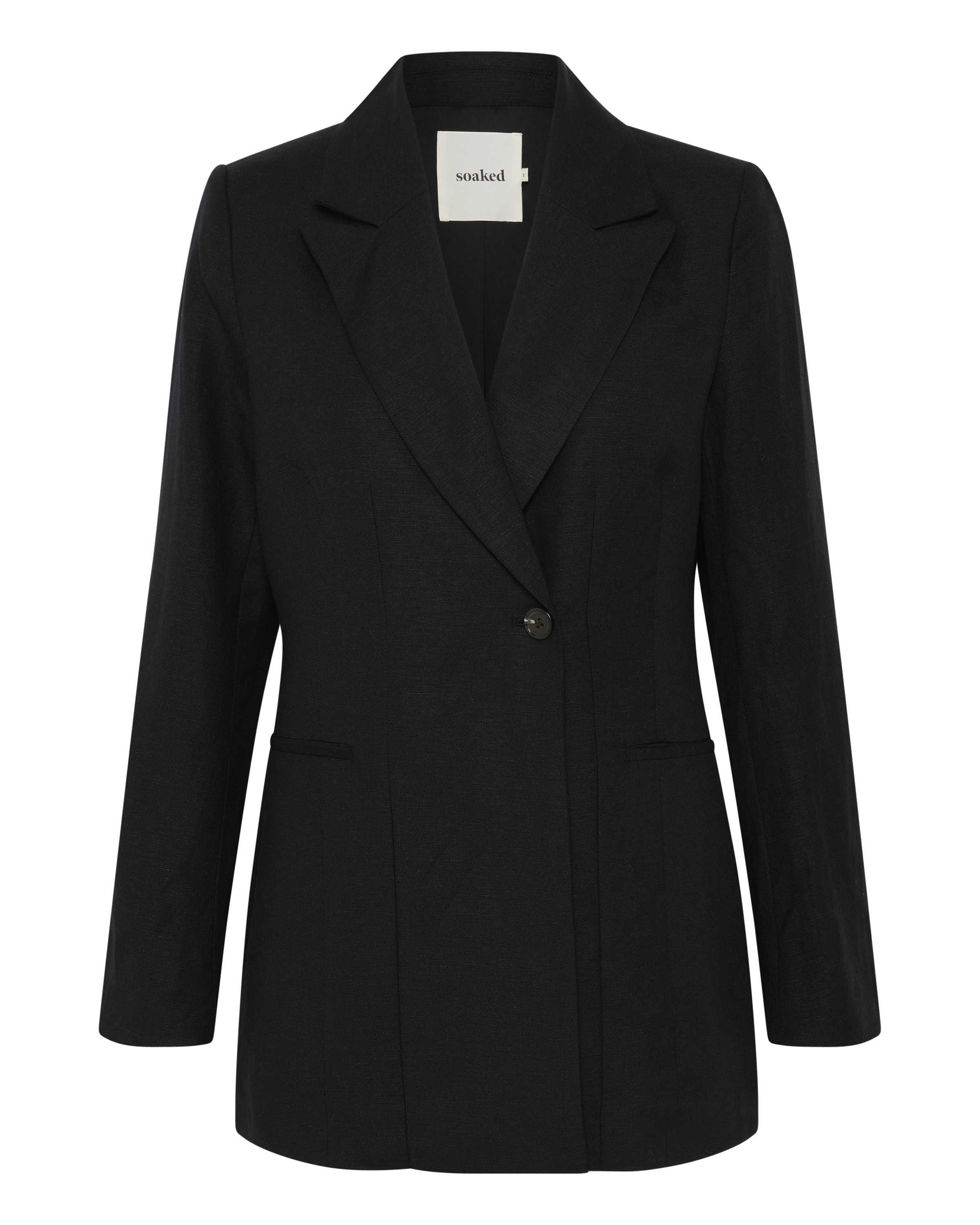 SOAKED IN LUXURY Μπλέιζερ 'Malia' σε μαύρο: μπροστά