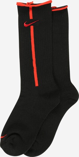 Șosete sport NIKE pe roșu / negru, Vizualizare produs