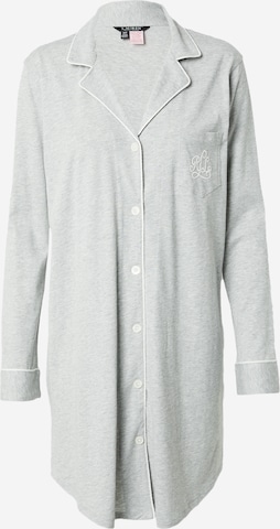 Camicia da notte di Lauren Ralph Lauren in grigio: frontale