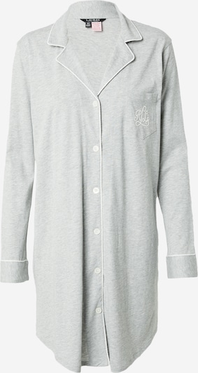 Camicia da notte Lauren Ralph Lauren di colore grigio chiaro / bianco, Visualizzazione prodotti