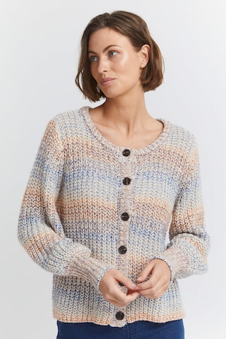 Fransa Knit Cardigan in Mixed colors: front