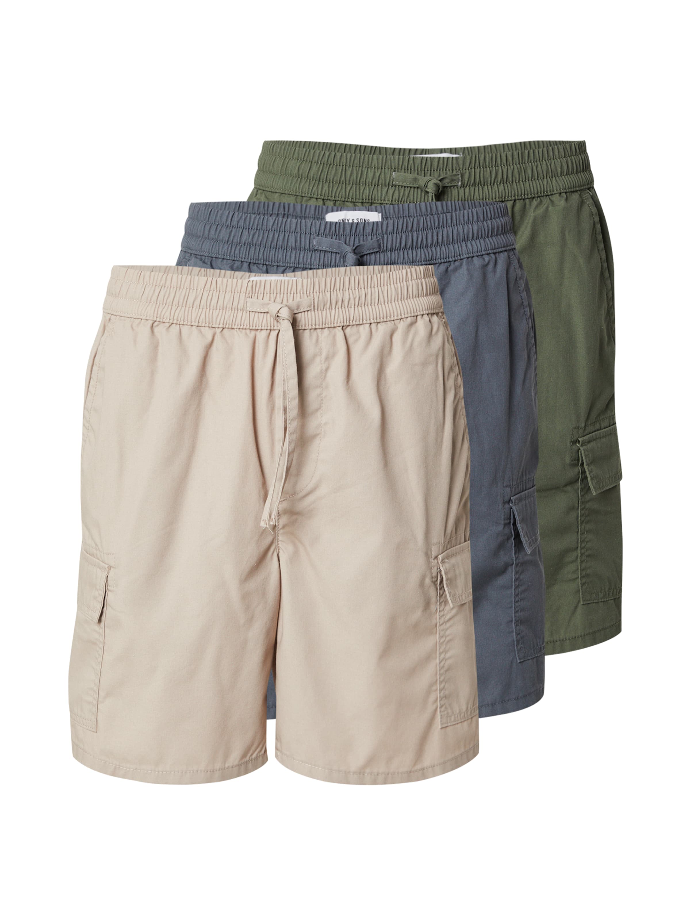 Only & Sons Regular Cargo Pants 'ONSKAL' in Beige: front