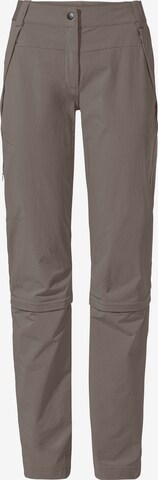 VAUDE Regular Outdoor Pants in Beige: front