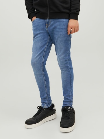 Slimfit Jeans 'Liam' di Jack & Jones Junior in blu: frontale