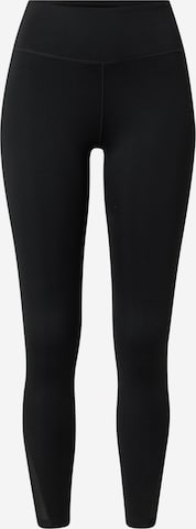 Skinny Pantalon de sport 'One' NIKE en noir : devant