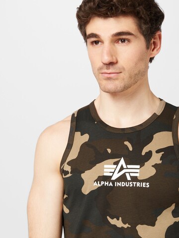 T-Shirt ALPHA INDUSTRIES en vert