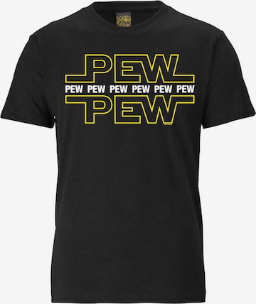 LOGOSHIRT Shirt 'Pew Pew' in Gemengde kleuren: voorkant