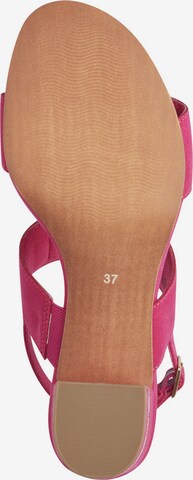 Sandales à lanières '28314﻿' MARCO TOZZI en rose