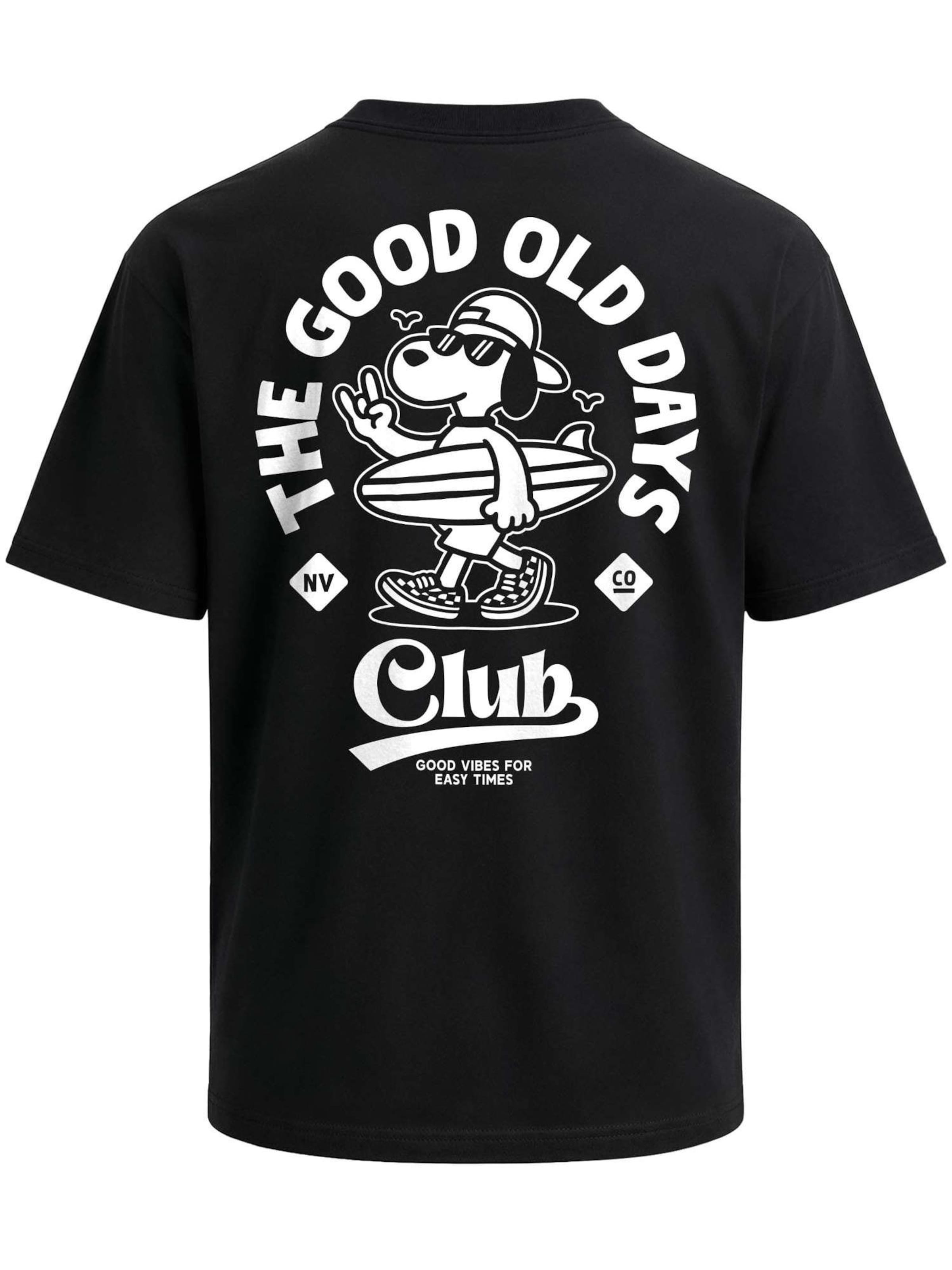 Neverless Shirt 'Good old Days' in Black