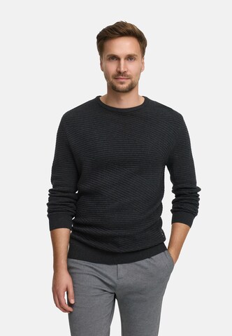 Pull-over 'JFAbram' JEFF en gris : devant