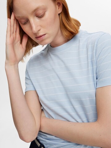 T-shirt SELECTED FEMME en bleu