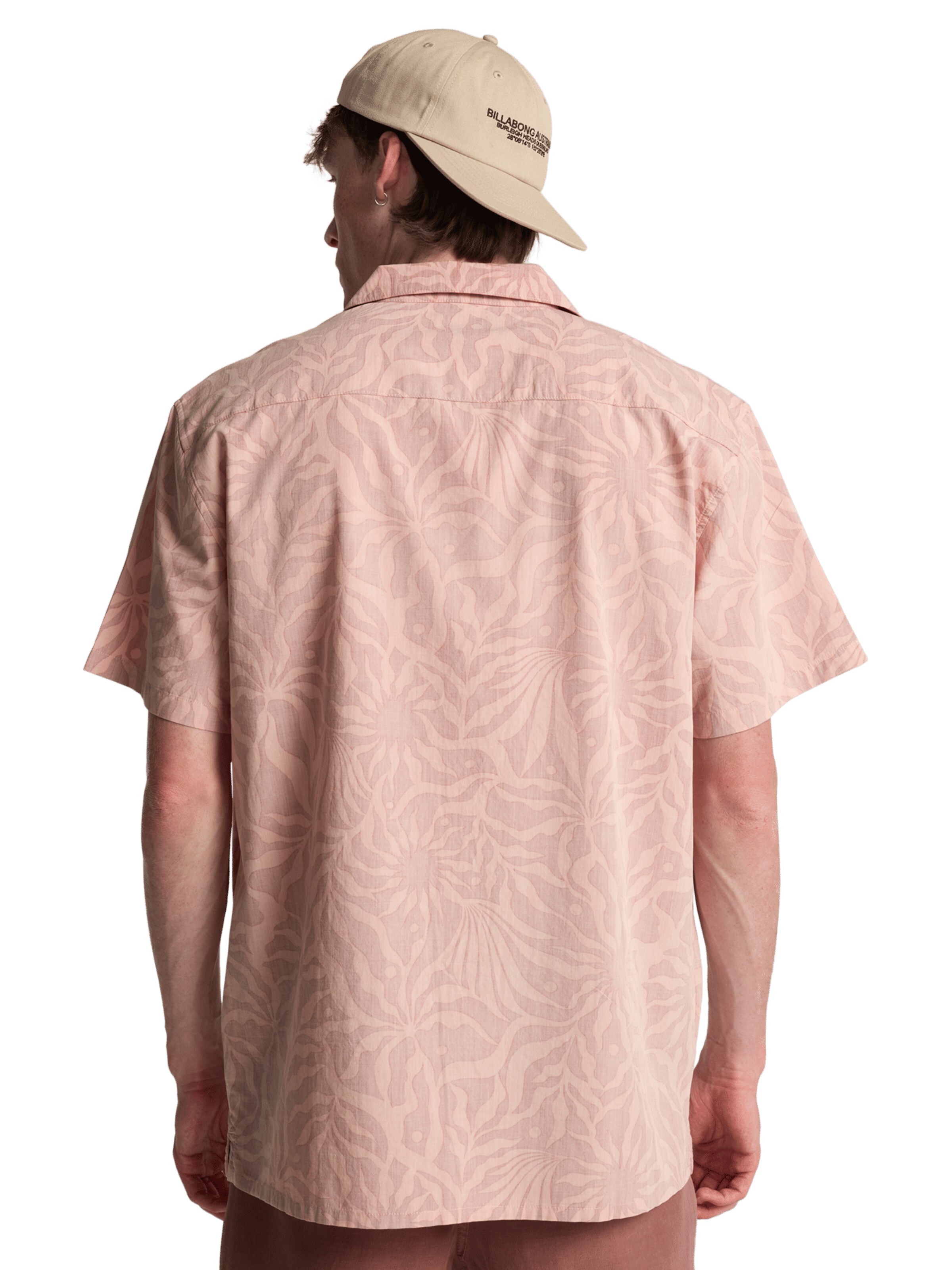 BILLABONG Comfort fit Button Up Shirt 'Vacay' in Pink