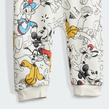 ADIDAS SPORTSWEAR Träningsoverall 'Disney Mickey Mouse' i vit