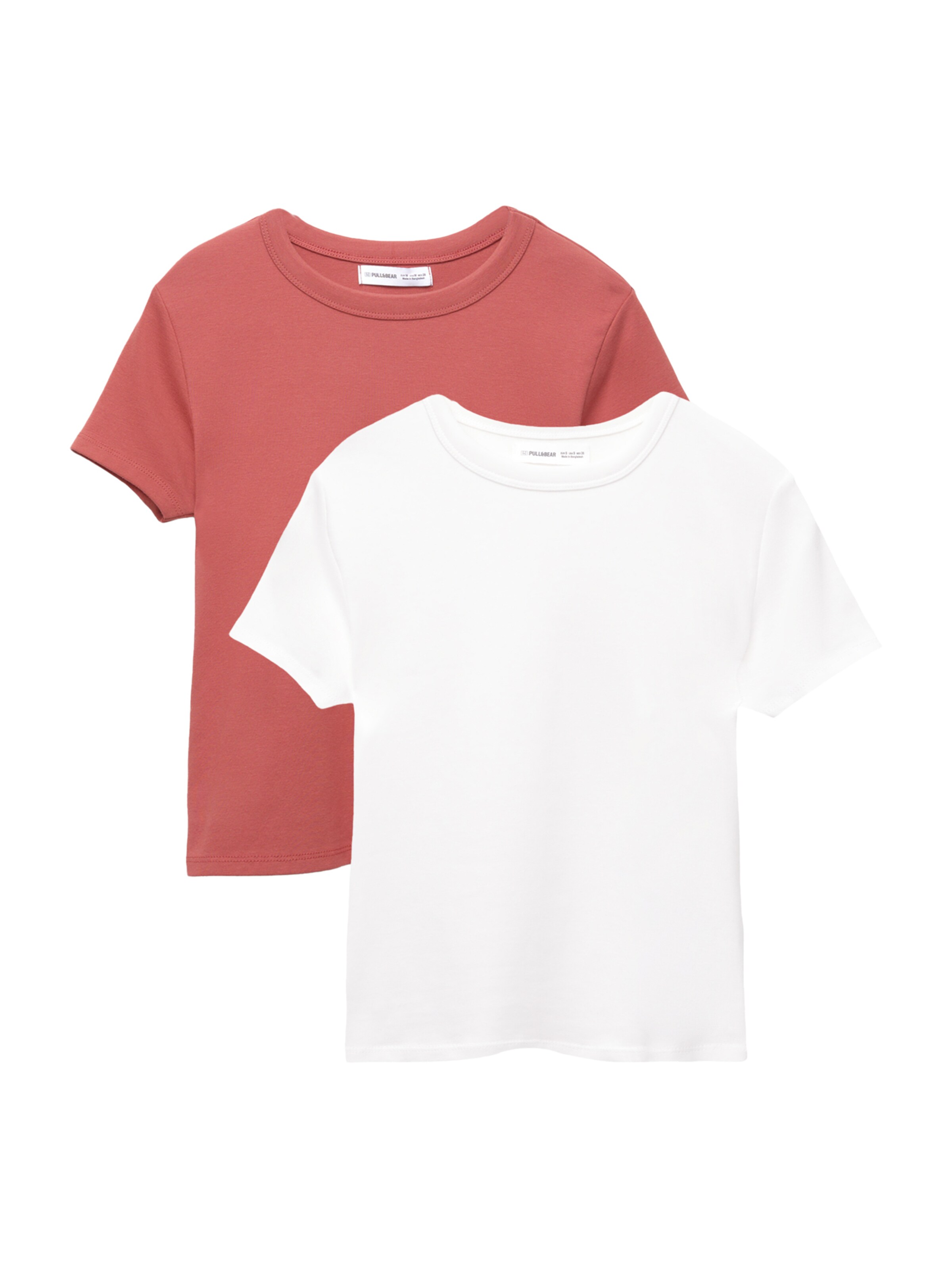 Pull&Bear Tričko - Červená: predná strana