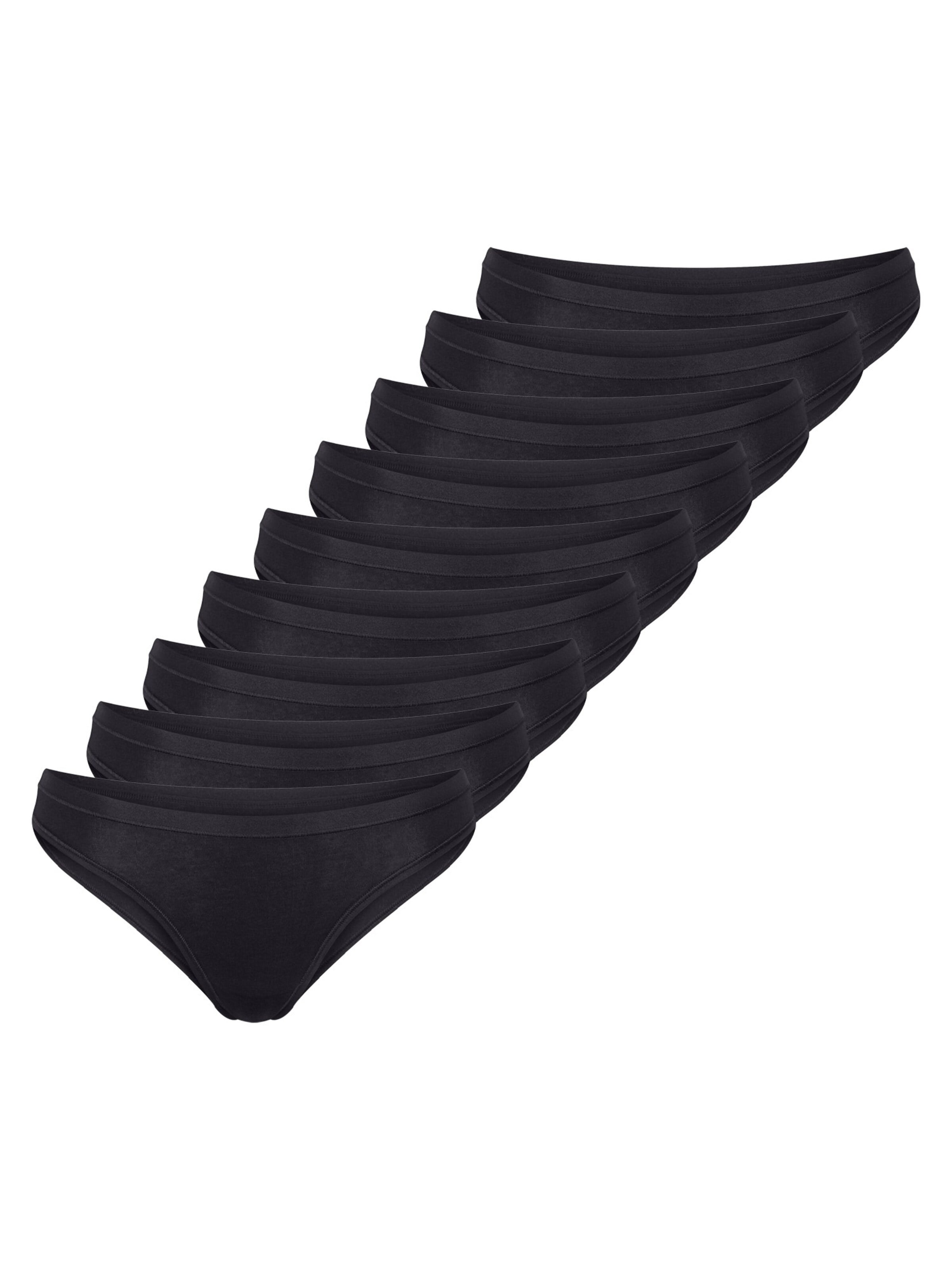 SLOGGI Slip 'GO Daily Cotton'‌‌‌‌ in Schwarz: Vorderseite