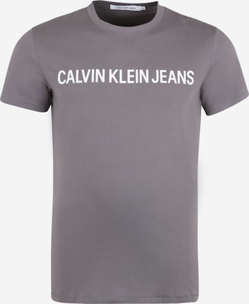 Calvin Klein Jeans Plus Shirt in Grey: front