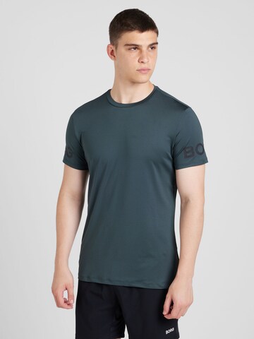BJÖRN BORG - Camiseta funcional en verde: frente