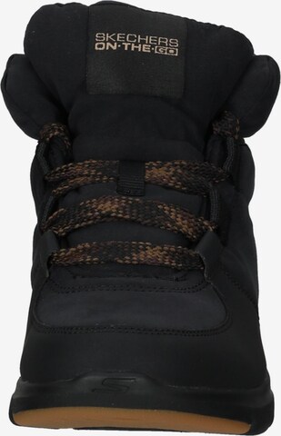 SKECHERS Lace-Up Ankle Boots in Black