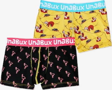 UNABUX Boxershorts in Gelb: Vorderseite