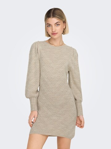 JDY - Vestido de punto 'EASE' en beige: frente