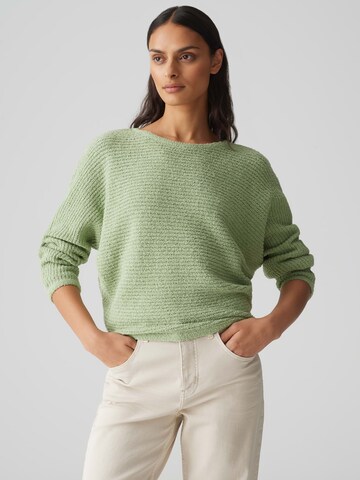 OPUS Sweater 'Puriann' in Green: front