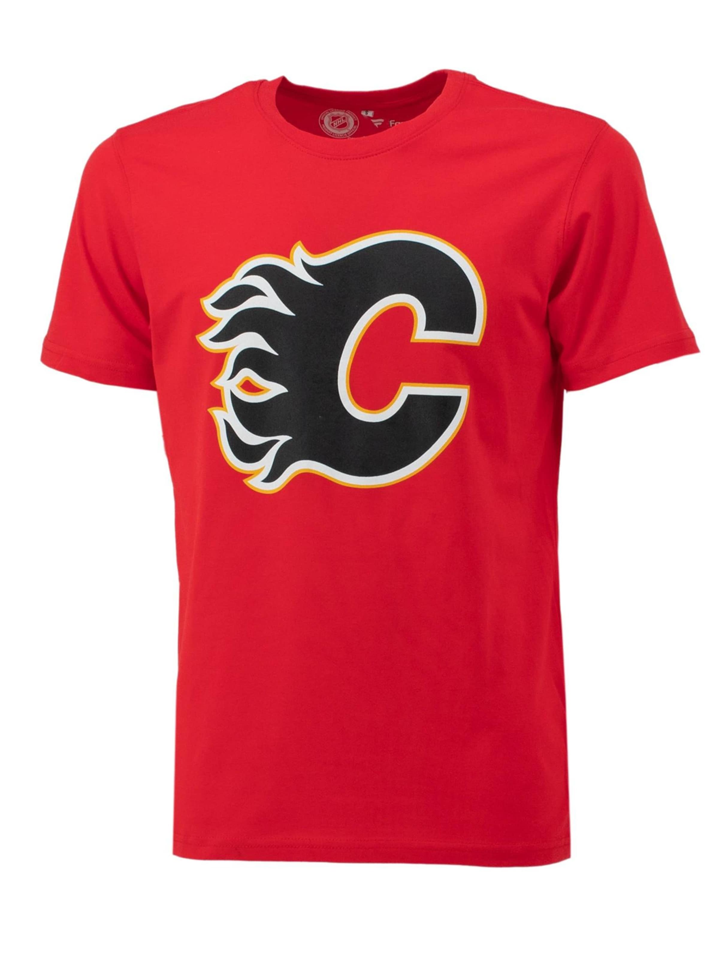 Fanatics Shirt 'NHL Calgary Flames' in Red: front