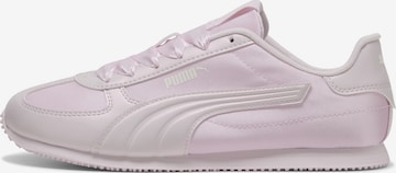 Baskets basses PUMA en rose : devant
