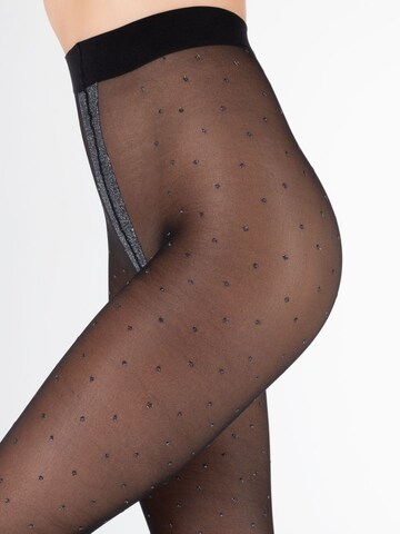 camano Fine tights 'Dots' in Black