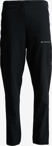 Effilé Pantalon MONTERRAIN en noir : devant